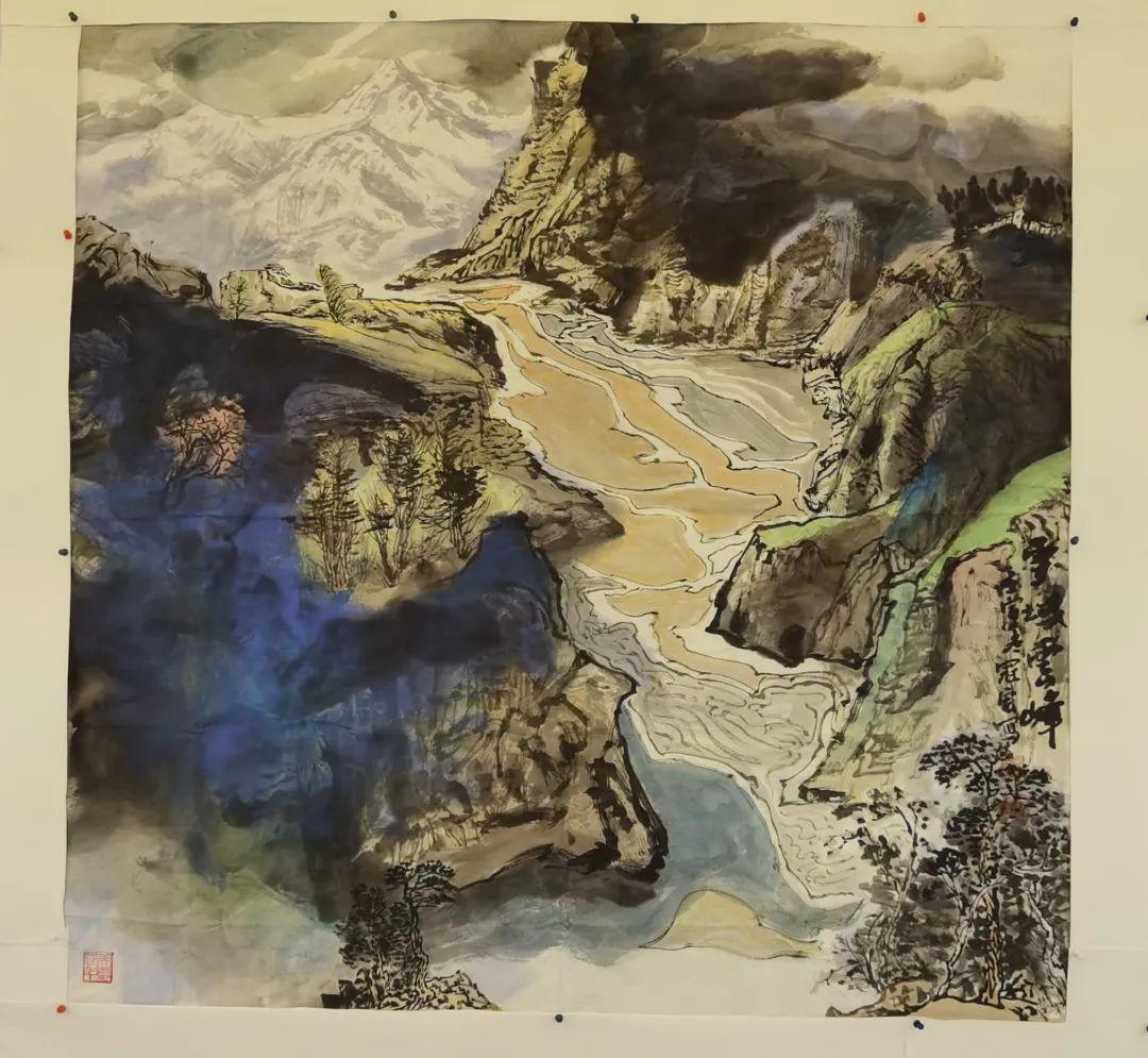 迎新年＂愿景共享＂中美聯合藝術交流展在上海中國書法院北外灘藝術館開展