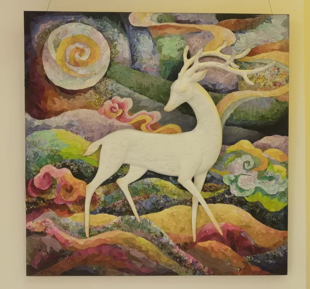 迎新年＂愿景共享＂中美聯合藝術交流展在上海中國書法院北外灘藝術館開展