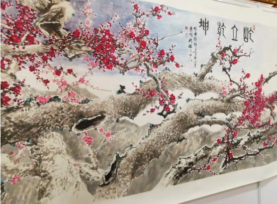 梅竹雙清見性靈：張光明教授師生書畫展在濟南齊魯紅木文化館璀璨開幕